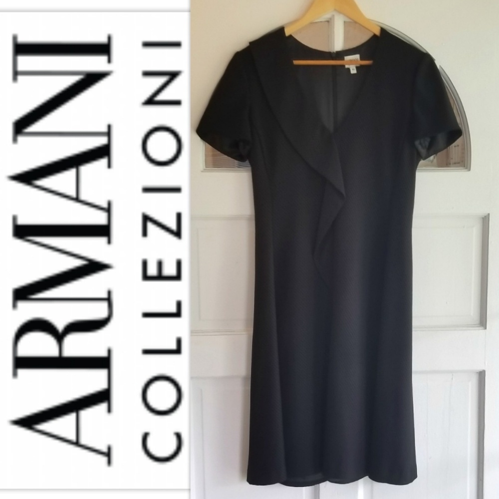 Armani Collezioni black dress